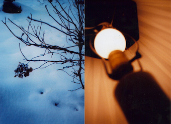 snow/lamp
